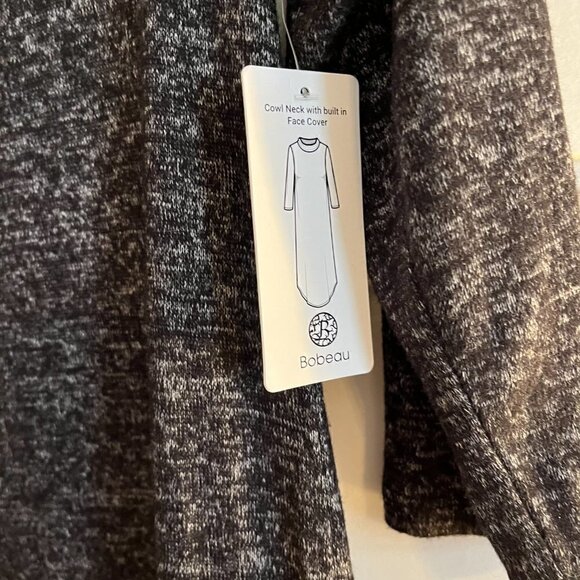 NWT Bobeau knit sweater dress with built-in face covering mask Medium - Picture 5 of 9